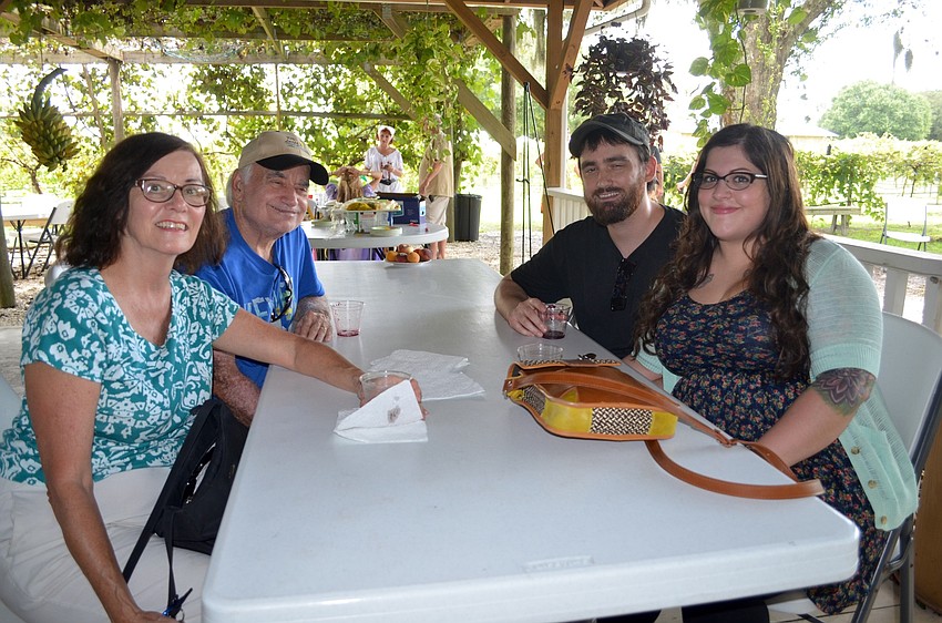 The Harp family — Kathy, Bill, William and Vanessa — enjoy a family outing over the weekend.