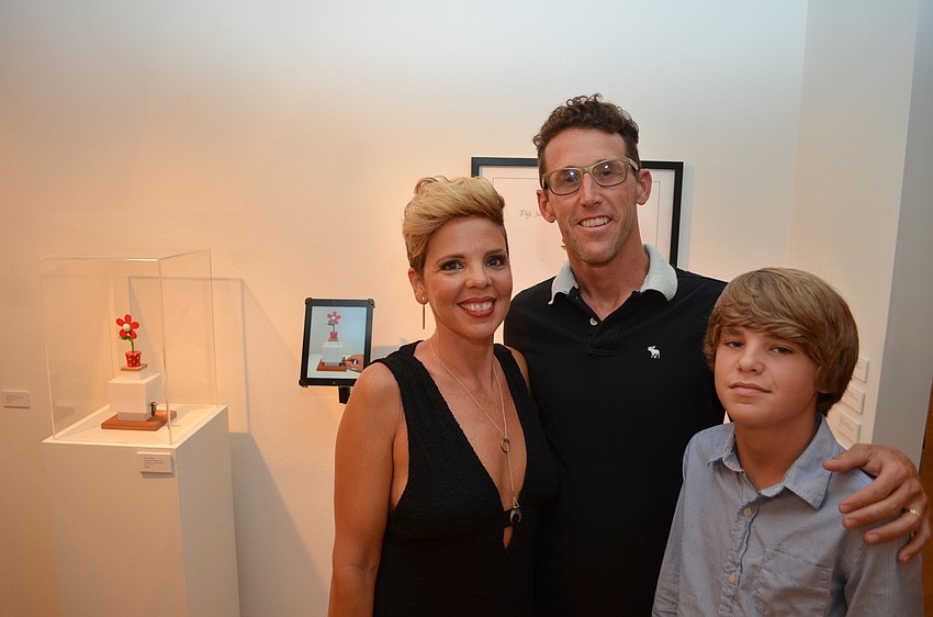 Valerie and Steven Strenk and Liam Strenk