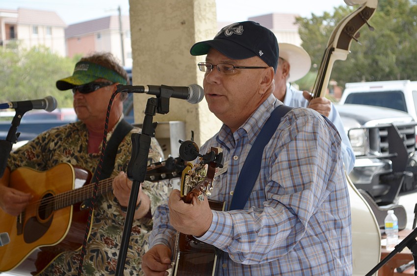 Concert and event organizer Benny Kimsey performs.