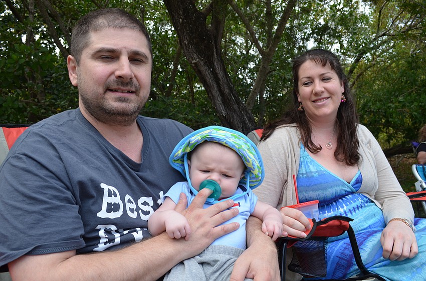Joseph Sidoti with Drake and Amber Lee.