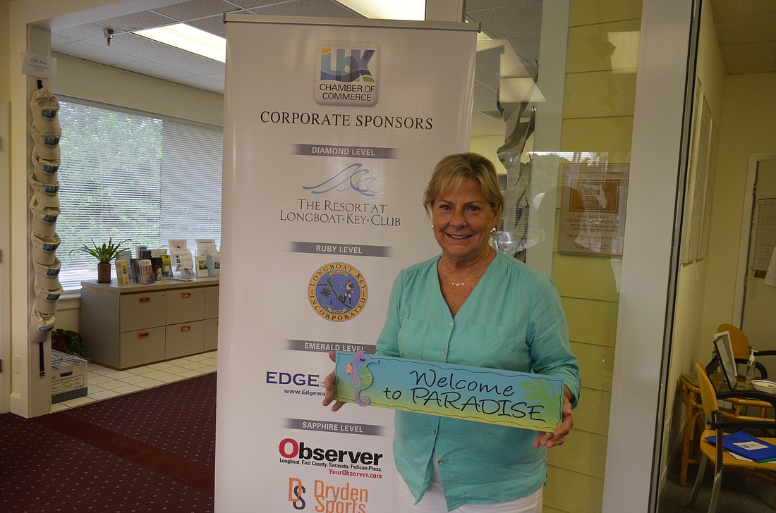 Longboat Key Chamber of Commerce President Gail Loefgren