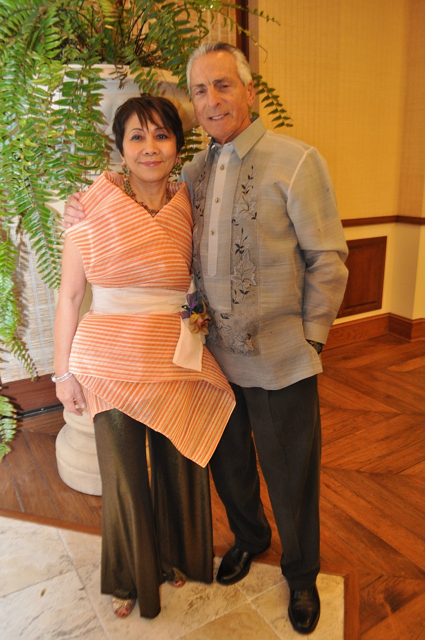 Mimi Bonardi attends with her husband, Sy.