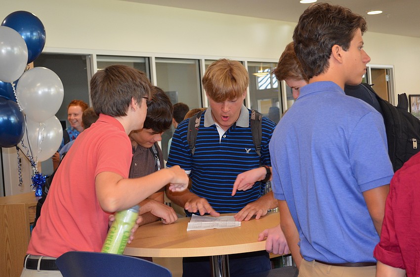 Students already use the various tables inside the student center to chat with friends and look over their class schedules.