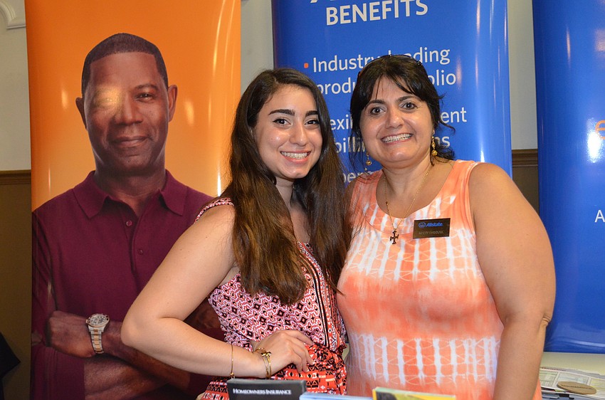 Jasmin and Mary Dakkak with Allstate Insurance.