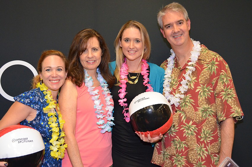 Summer Miller, Suzanne Starr, Kristen Fulmer and James Malsen of Comcast Spotlight.