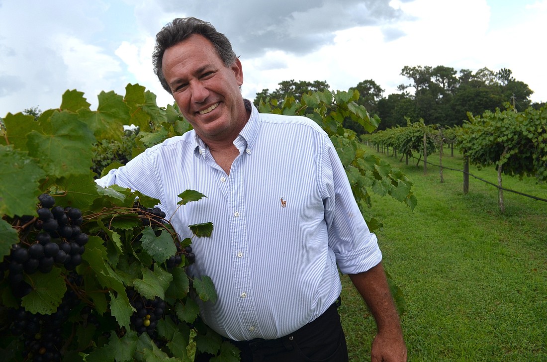 Dave Chaloupka purchased Rosa Fiorelli Winery & Vineyard in July.
