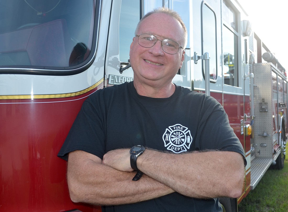 Tom Batchelor, a former firefighter, is running for the Manatee County Commission.