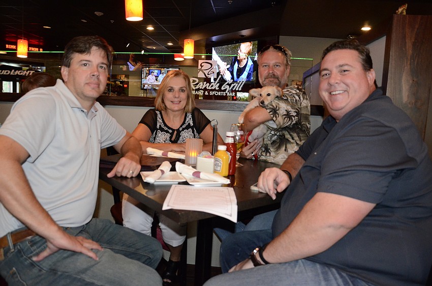 Mike and Amanda Daughtery, Mike Kruger and Joe Calinski