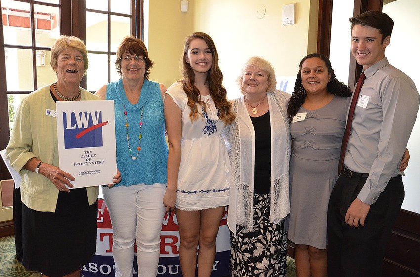 Judy Achre, Barbara Farrar, Allison Pickens, Nancy Israelson, Michelle Unger, and Maverick Shepler
