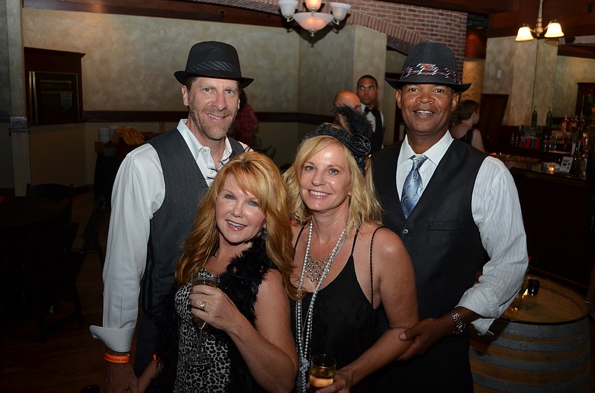 Andy and Cheryl Evans and Cara Radovich and Ron Shields