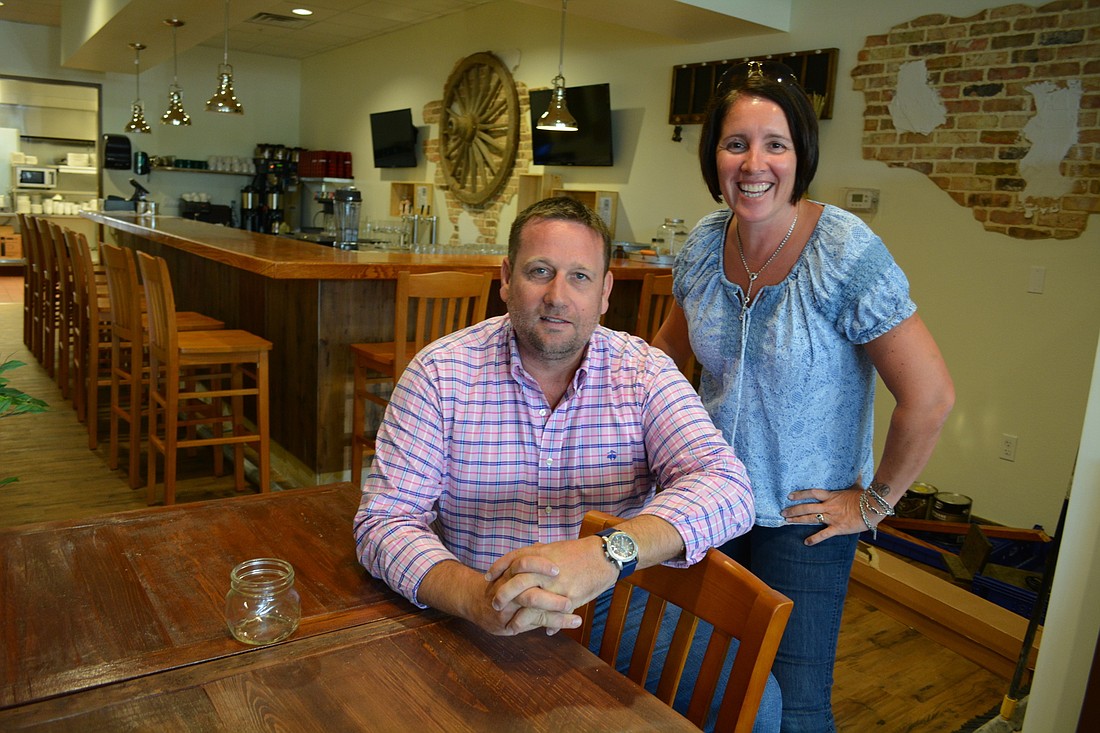 Karen and Malcolm Ronney sold their 18-bedroom hotel and fine-dining bar/restaurant in Scotland to move to the United States and open MacAllisterâ€™s Grill and Tavern. After selling their business in January, the couple this month will open The Granary.