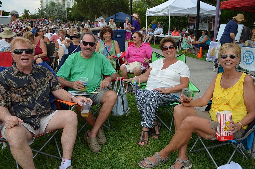 Andy Anderson, Bob and Maria Fierro with Gina Anderson