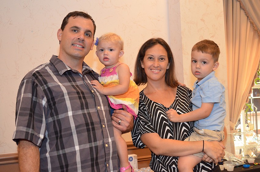 Bill and Patti Deaett of the Siesta Key Sweet Shop with their children Patti and Liam.