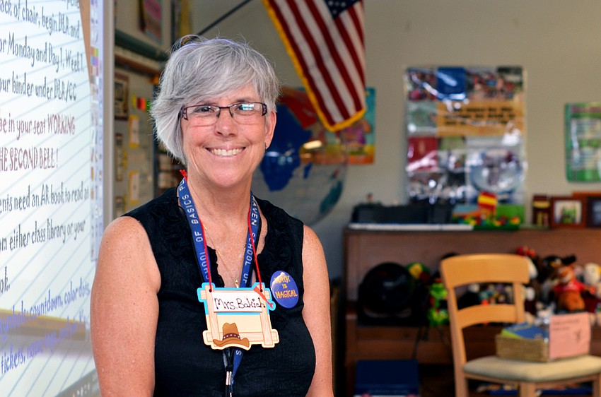 Fourth grade teacher Tracy Bakish