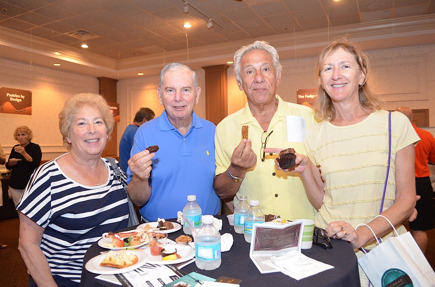 Linda and Art Feinberg with Bill and Darcy Grisanti.