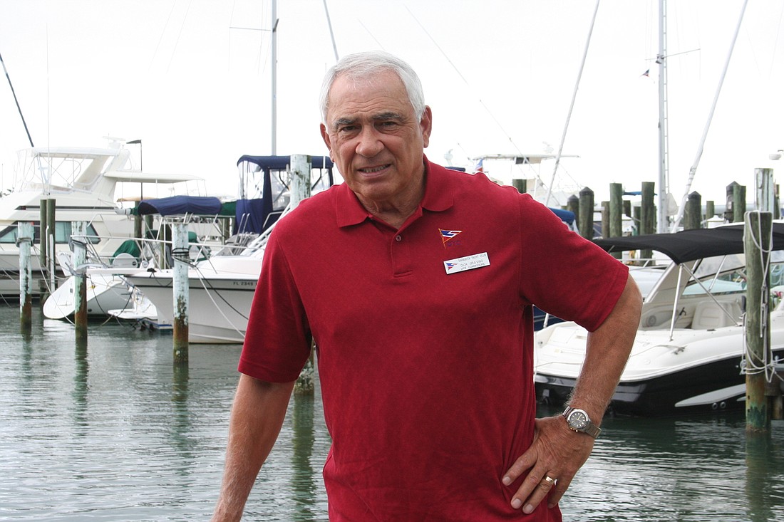 Dick Gravino served as commodore of the Sarasota Yacht Club in 2008.