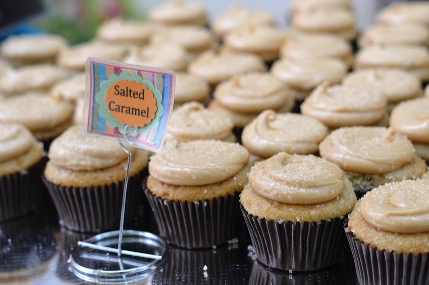 Salted caramel cupcakes from Cakes by Ron.