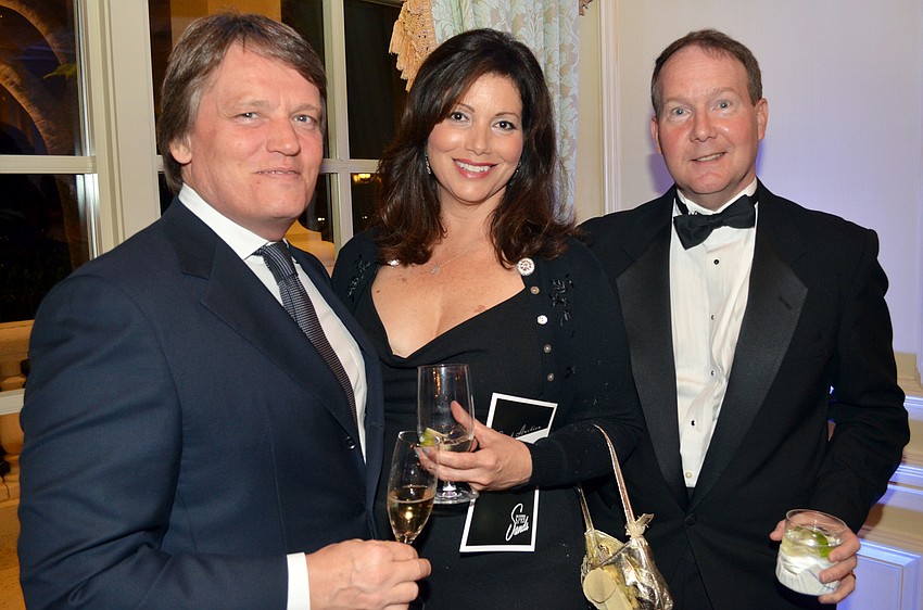 Andrew and Natalie Tanner with Russ Vernon