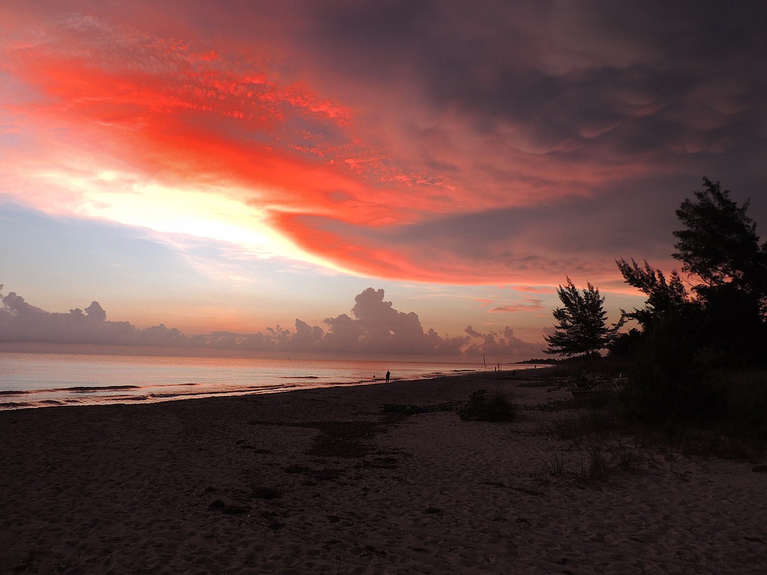 Martin Davis submitted this photo of the sun setting on Longboat Key.