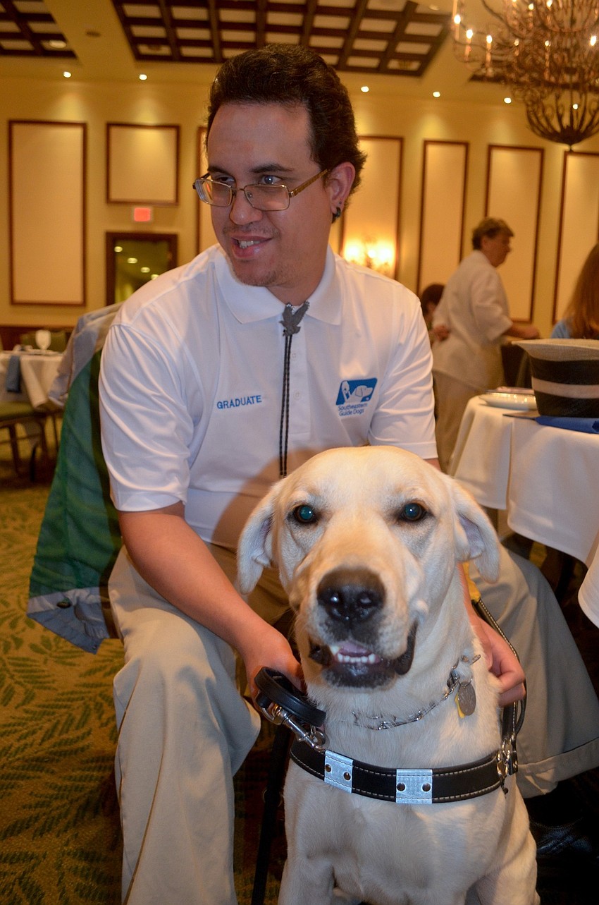 Sean Moore and Rob graduated side by side.