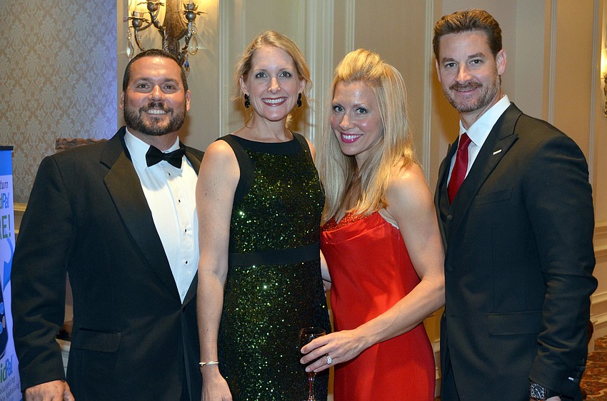 Doug and Jennifer Gross with Jennifer and Greg Steube