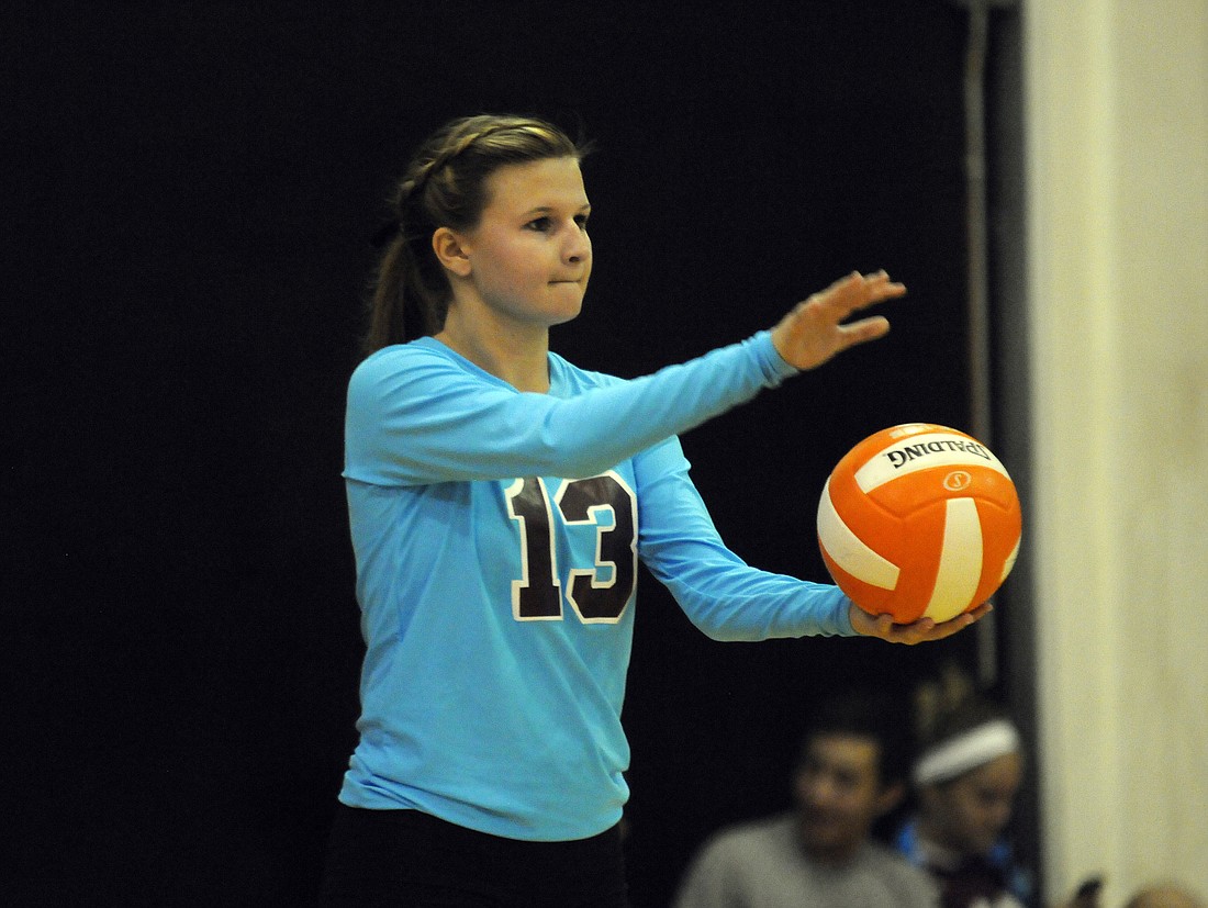 Riverview libero Sam Norden had 34 digs and 20 perfect passes.