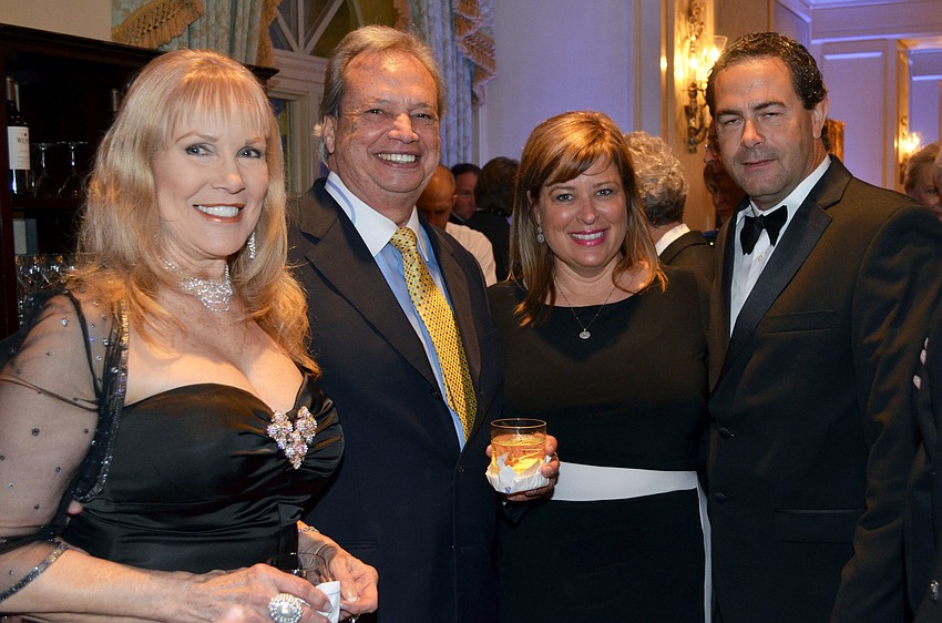 Patricia and Peter Laughlin with Kimberly and Etienne Bleach