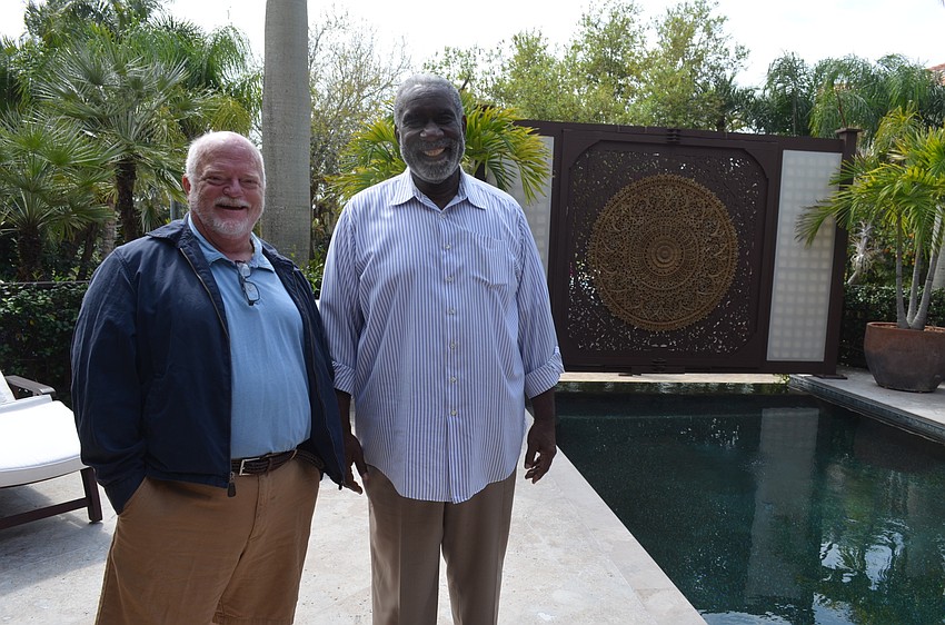 Tour guides Rick Lamb and Fredd Atkins