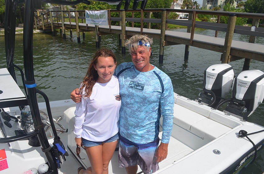 Ashley Baggett and Captain Ron Gauthier, of Ocean Explorer TV