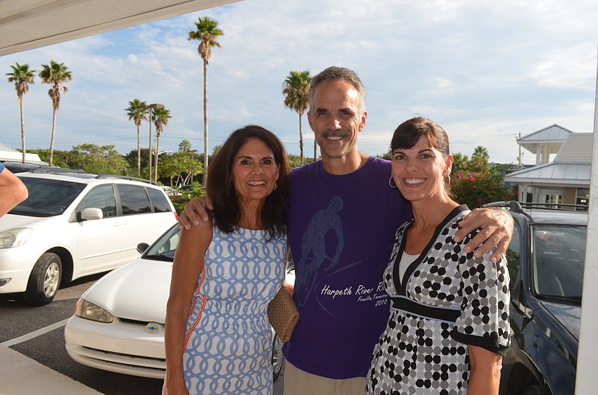 Mary Lou Johnson with Brad and Michelle Hoover