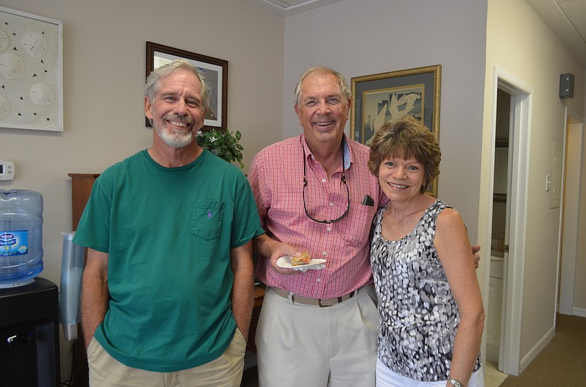 Bill Brittain with Joe and Jackie Whalen