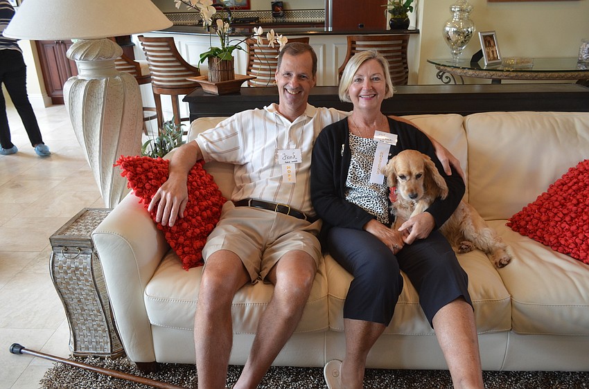 Home owners Frank and Janice Cook