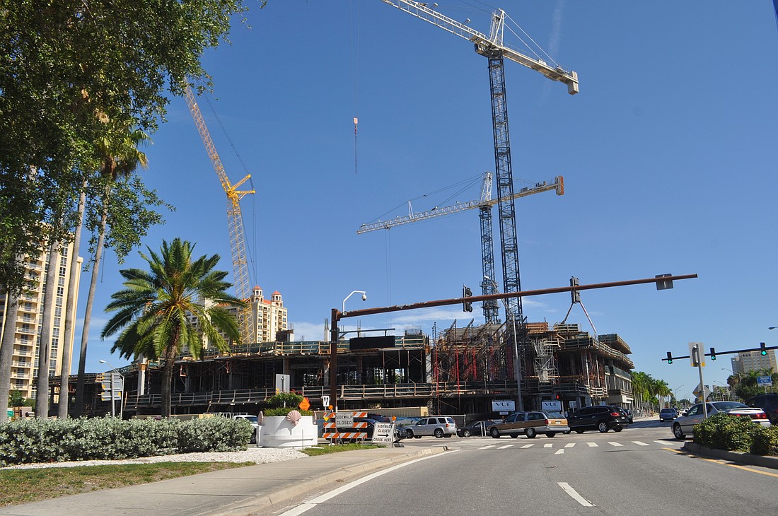 The Vue Sarasota Bay is slated for completion next year.
