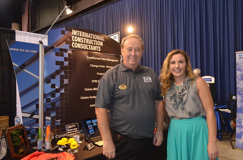 President David McCulla and Crystal Grim, of International Construction Consultants