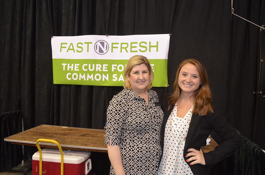 Owner Leslie Harb and General Manager Gillian McClellan, of Fast N Fresh