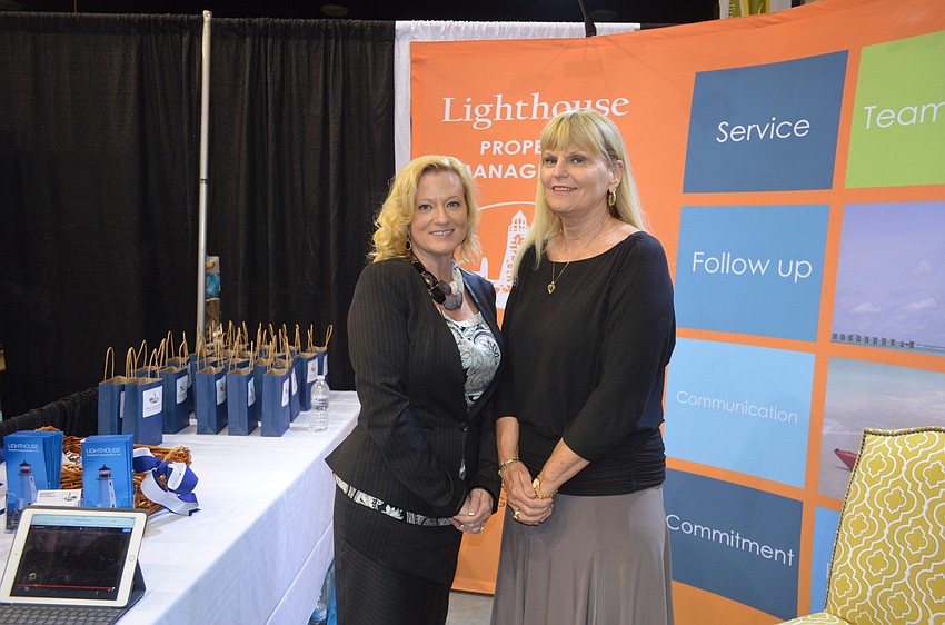 Kristin Fourie and Shirley Gallo, of Lighthouse Property Management