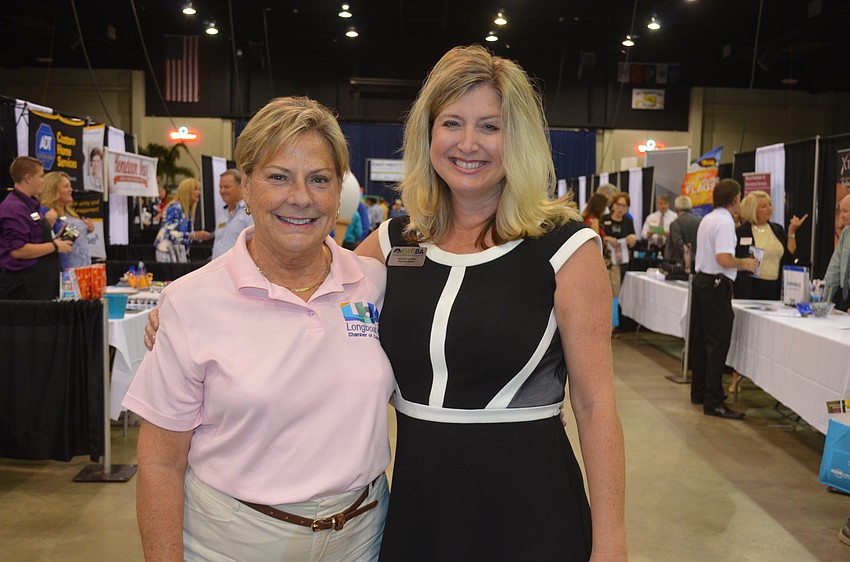Gail Loefgren, Longboat Key Chamber of Commerce president, and Heather Kasten, Lakewood Ranch Business Alliance executive director