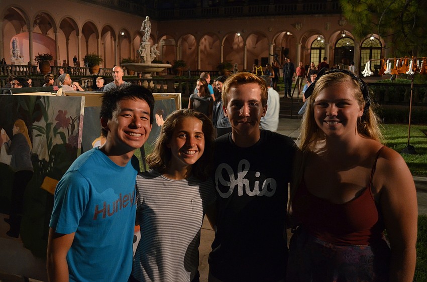 Isaac Quiros, Allegra Nolan, Dylan Hanthorn, Muriel Brown.