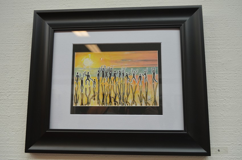 “Celebrating the Sunset,” by Ronald Hains