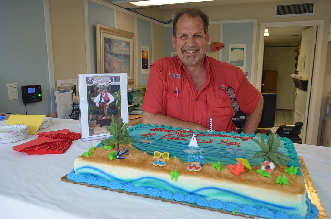 Mark Meador celebrated his 30th anniversary at Casa Del Mar on Sept. 4.