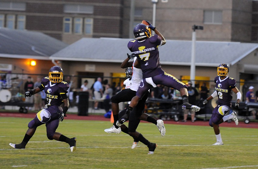 Jermaine Belvin caught a 45-yard pass on the Tornadoes opening drive.
