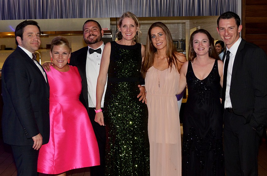 Doug and Erin Christy, Doug and Jennifer Grosso, Diana Dunn, Courtney Church and Tyler Del Buono