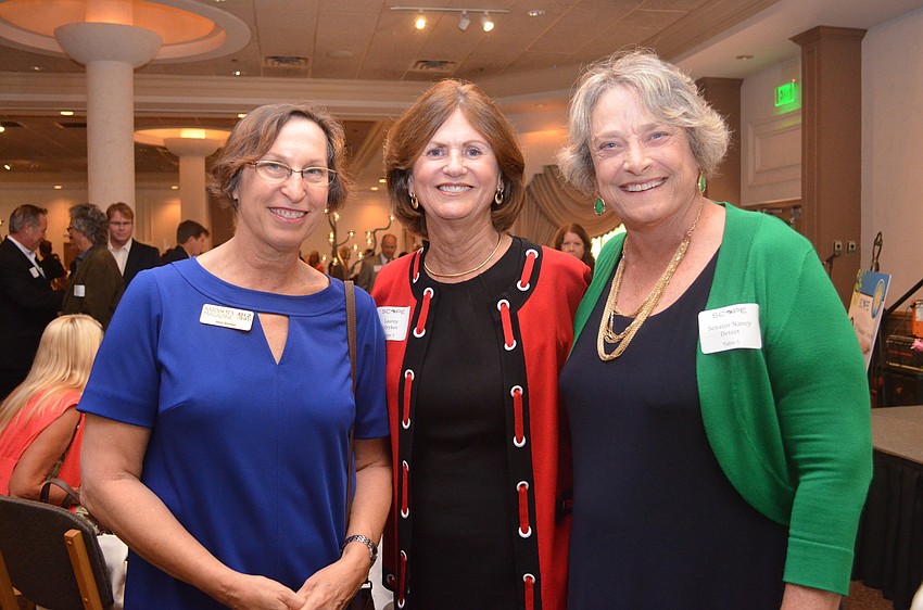 Ilene Denton, Laurey Stryker and Sen. Nancy Detert