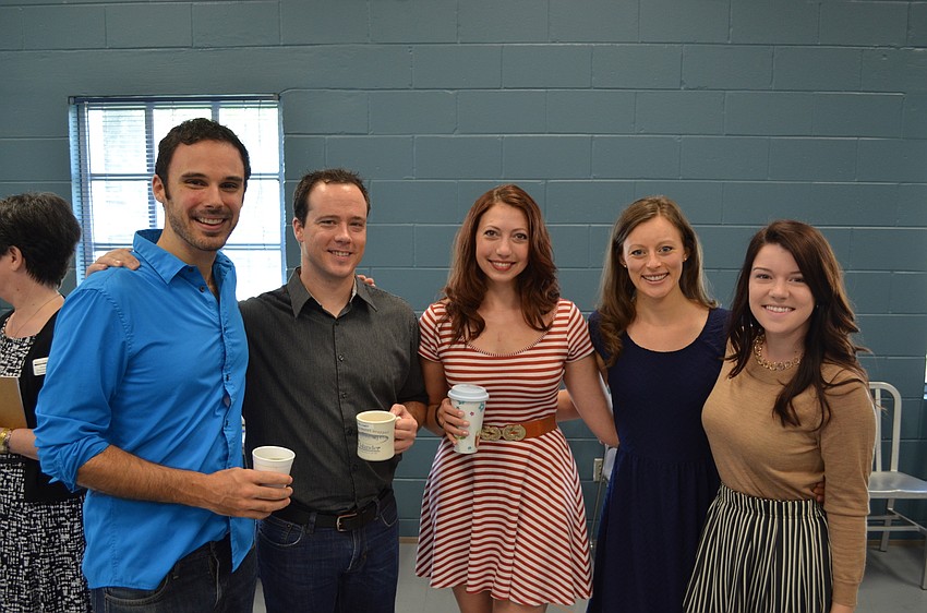 Kevin Barber, Mark Comer, Lisa Woods, Kim Stephenson and Kelsey Petersen, third-year actors in the FSU/Asolo Rep's Conservatory for Actor Training, will tour to schools around Florida in a production of Shakespeare's 