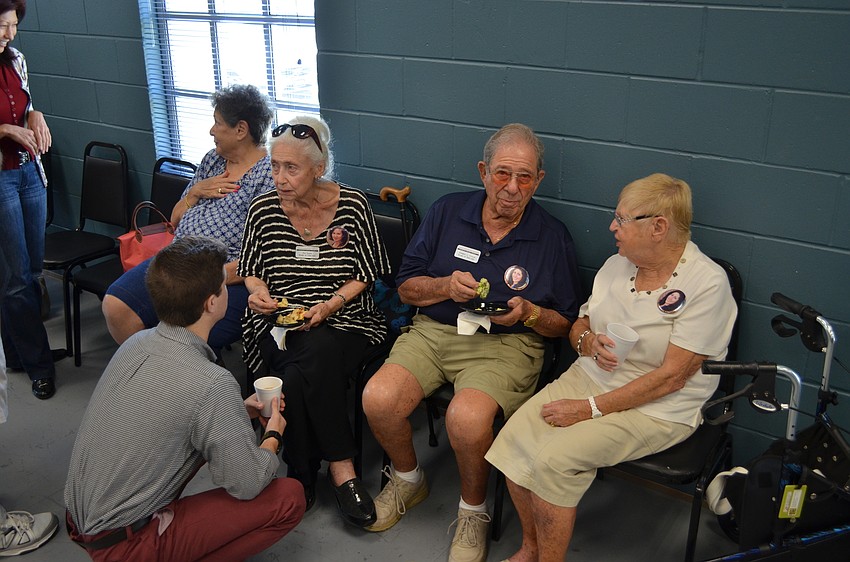 Donors and theater patrons gathered to celebrate the sixth year of the New Stages Tour program.