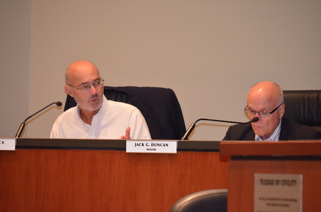 Longboat Key Town Manager Dave Bullock proposes using $389,675 of general fund balance in fiscal year 2015-16.