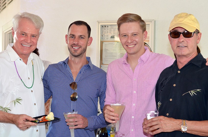 Clark West, Kyle Kellogg, Gabriel Hament and Elliott Mitchell