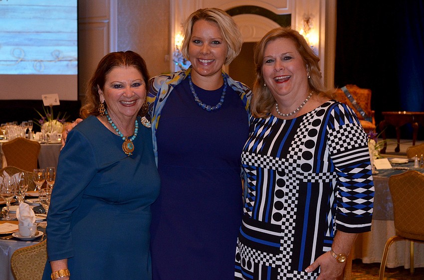 Honorary Chair Renee Hamad, Chairwoman Amy Sankes and Jamie Aymerich