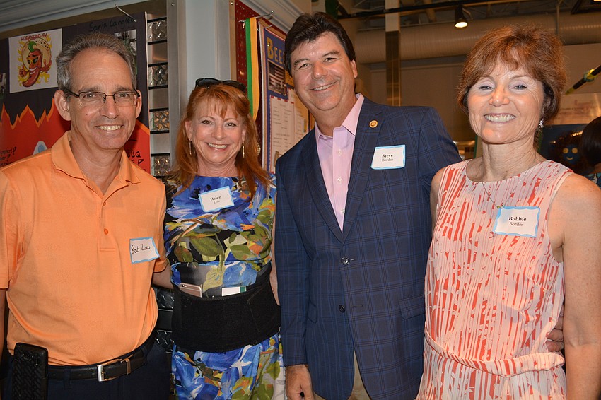 Bob and Helen Low join new donors Steve and Bobbie Bordes.