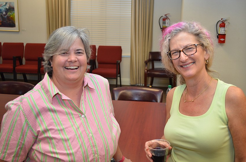 Kelly Sax and Pamela Olin